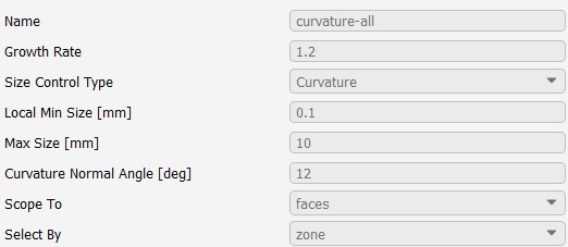 curvatureSizing